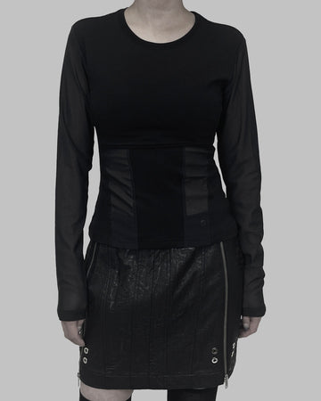 A09 PATCHWORK KNITTED TOP