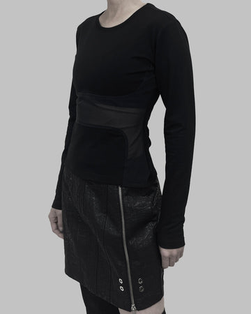 A10 PATCHWORK KNITTED TOP