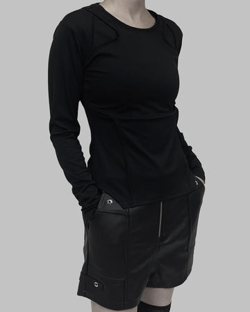 A12 PATCHWORK KNITTED TOP
