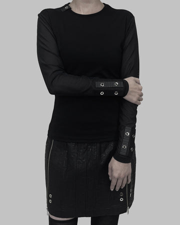 A15 PATCHWORK KNITTED TOP